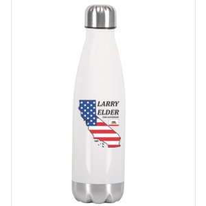 Larry Elder For Governor Stainless Steel Insulated Water Bottle