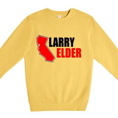 Larry Elder Republican Governor California Premium Crewneck Sweatshirt