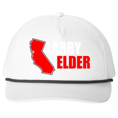 Larry Elder Republican Governor California Snapback Five-Panel Rope Hat