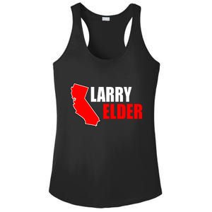 Larry Elder Republican Governor California Ladies PosiCharge Competitor Racerback Tank