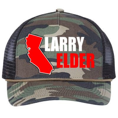 Larry Elder Republican Governor California Retro Rope Trucker Hat Cap