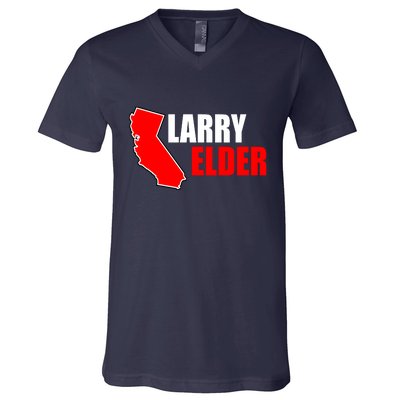 Larry Elder Republican Governor California V-Neck T-Shirt