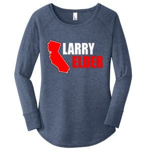 Larry Elder Republican Governor California Women's Perfect Tri Tunic Long Sleeve Shirt