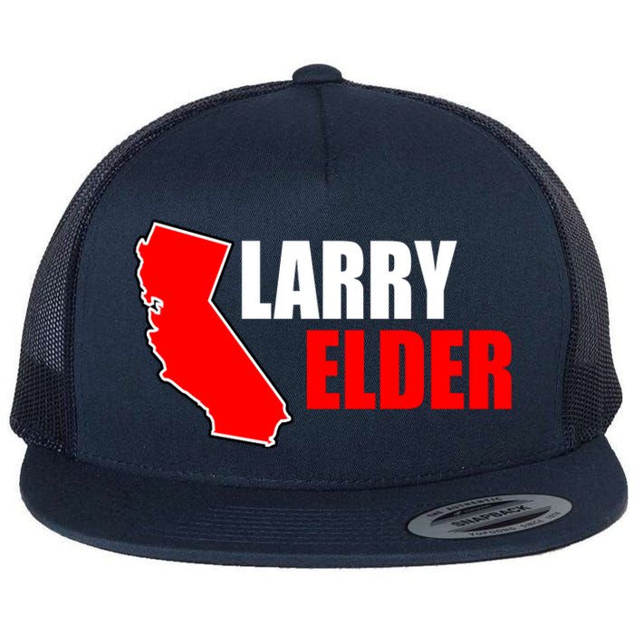 Larry Elder Republican Governor California Flat Bill Trucker Hat