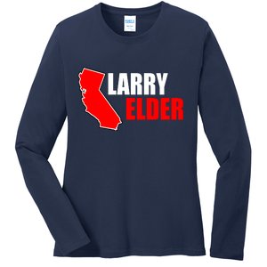 Larry Elder Republican Governor California Ladies Long Sleeve Shirt