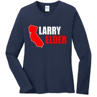 Larry Elder Republican Governor California Ladies Long Sleeve Shirt