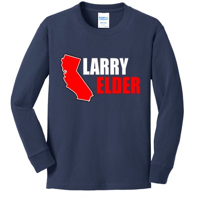 Larry Elder Republican Governor California Kids Long Sleeve Shirt