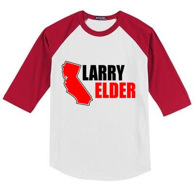 Larry Elder Republican Governor California Kids Colorblock Raglan Jersey