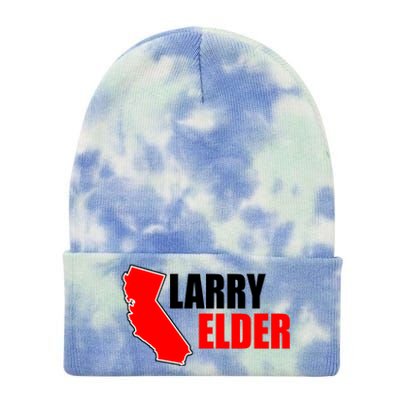 Larry Elder Republican Governor California Tie Dye 12in Knit Beanie