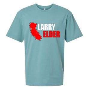 Larry Elder Republican Governor California Sueded Cloud Jersey T-Shirt