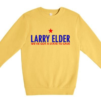 Larry Elder We've Got A State To Save Premium Crewneck Sweatshirt