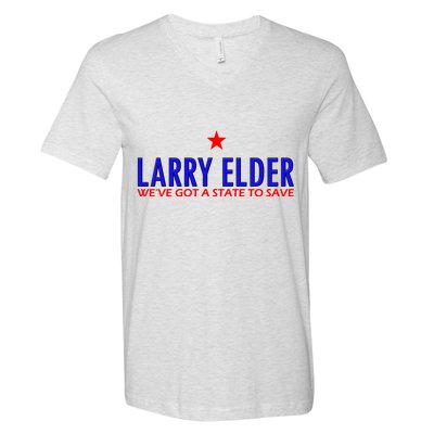 Larry Elder We've Got A State To Save V-Neck T-Shirt