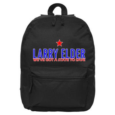 Larry Elder We've Got A State To Save 16 in Basic Backpack