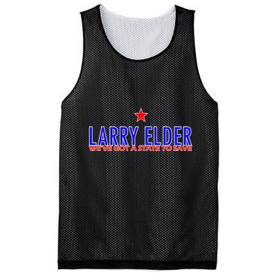 Larry Elder We've Got A State To Save Mesh Reversible Basketball Jersey Tank