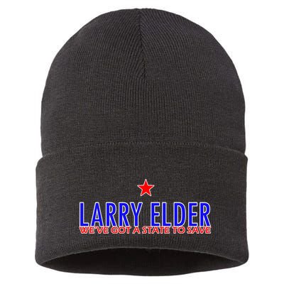 Larry Elder We've Got A State To Save Sustainable Knit Beanie