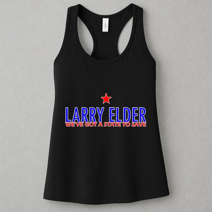 Larry Elder We've Got A State To Save Womens Tank Top