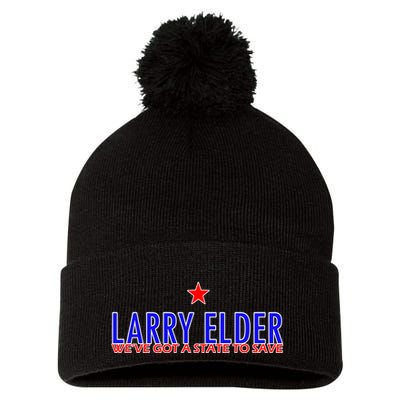 Larry Elder We've Got A State To Save Pom Pom 12in Knit Beanie