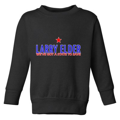 Larry Elder We've Got A State To Save Toddler Sweatshirt