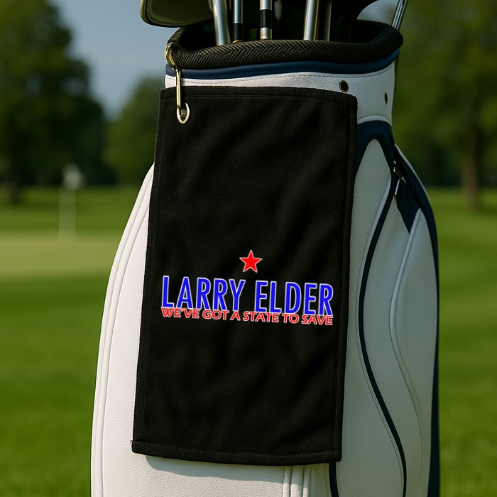 Larry Elder We've Got A State To Save Golf Towel