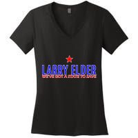 Larry Elder We've Got A State To Save Women's V-Neck T-Shirt
