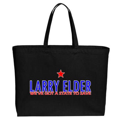 Larry Elder We've Got A State To Save Cotton Canvas Jumbo Tote