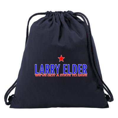 Larry Elder We've Got A State To Save Drawstring Bag