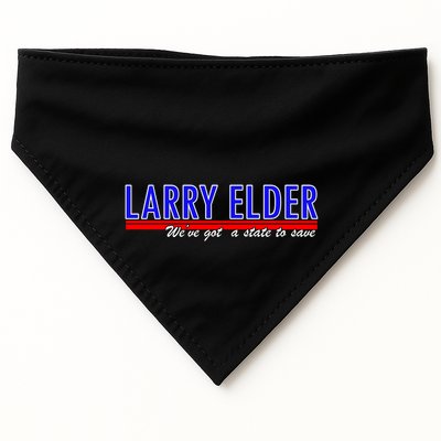 Larry Elder We've Got A State To Save Pro Republican USA-Made Doggie Bandana