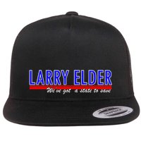 Larry Elder We've Got A State To Save Pro Republican Flat Bill Trucker Hat