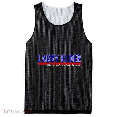 Larry Elder We've Got A State To Save Pro Republican Mesh Reversible Basketball Jersey Tank