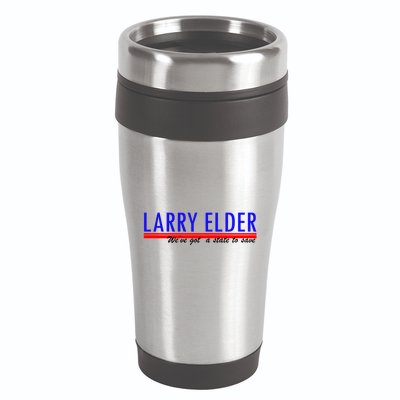 Larry Elder We've Got A State To Save Pro Republican 16oz Travel Tumbler