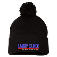 Larry Elder We've Got A State To Save Pro Republican Pom Pom 12in Knit Beanie