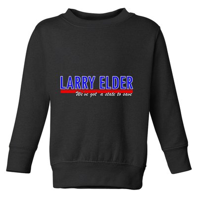 Larry Elder We've Got A State To Save Pro Republican Toddler Sweatshirt
