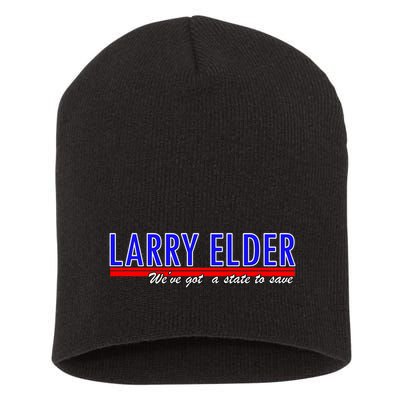 Larry Elder We've Got A State To Save Pro Republican Short Acrylic Beanie