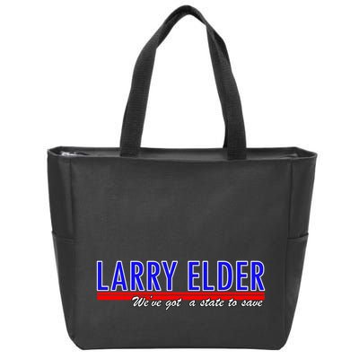 Larry Elder We've Got A State To Save Pro Republican Zip Tote Bag
