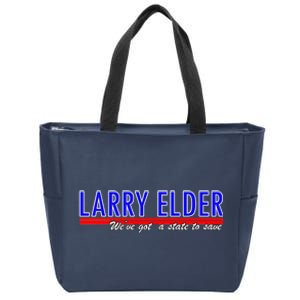 Larry Elder We've Got A State To Save Pro Republican Zip Tote Bag