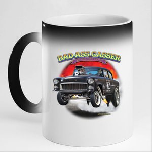 Larry Grossman - Bad Ass Gasser 11oz Black Color Changing Mug