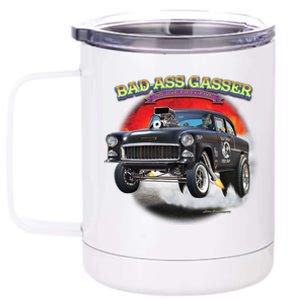 Larry Grossman - Bad Ass Gasser 12 oz Stainless Steel Tumbler Cup