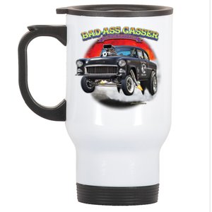 Larry Grossman - Bad Ass Gasser Stainless Steel Travel Mug