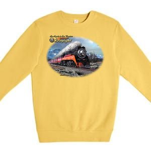 Larry Grossman - Daylight In Winter Train Premium Crewneck Sweatshirt