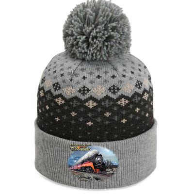 Larry Grossman - Daylight In Winter Train The Baniff Cuffed Pom Beanie