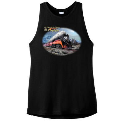 Larry Grossman - Daylight In Winter Train Ladies PosiCharge Tri-Blend Wicking Tank