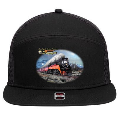 Larry Grossman - Daylight In Winter Train 7 Panel Mesh Trucker Snapback Hat