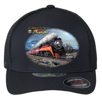 Larry Grossman - Daylight In Winter Train Flexfit Unipanel Trucker Cap