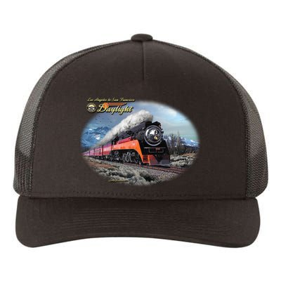 Larry Grossman - Daylight In Winter Train Yupoong Adult 5-Panel Trucker Hat