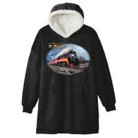 Larry Grossman - Daylight In Winter Train Hooded Wearable Blanket