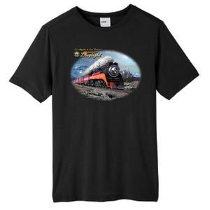 Larry Grossman - Daylight In Winter Train Tall Fusion ChromaSoft Performance T-Shirt