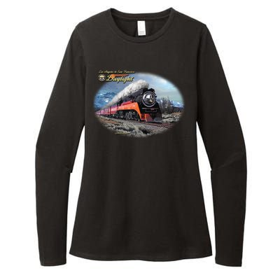 Larry Grossman - Daylight In Winter Train Womens CVC Long Sleeve Shirt