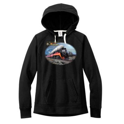 Larry Grossman - Daylight In Winter Train Women's Fleece Hoodie