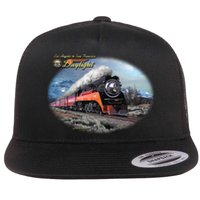 Larry Grossman - Daylight In Winter Train Flat Bill Trucker Hat