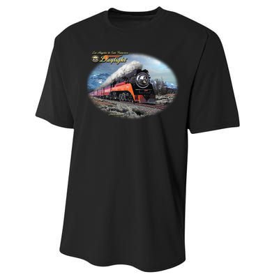 Larry Grossman - Daylight In Winter Train Performance Sprint T-Shirt